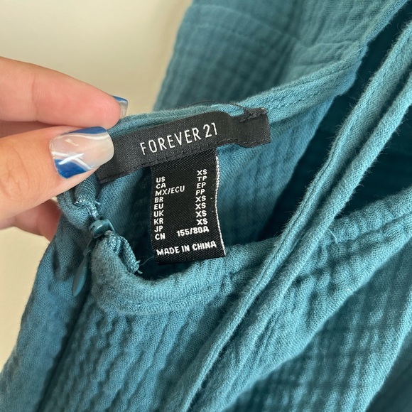forever 21 teal dress - Picture 5 of 5